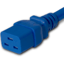 Connector (Female) : IEC 60320 C19 Color : Blue
