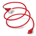 Plug (Male) : IEC 60320 C20 Locking (P-Lock) Connector (Female) : IEC 60320 C15 Color : Red