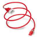 Plug (Male) : IEC 60320 C14 Locking (P-Lock) Connector (Female) : S-Lock C13 Color : Red