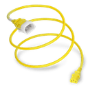 Plug (Male) : IEC 60320 C14 Locking (P-Lock) Connector (Female) : IEC 60320 C13 Color : Yellow