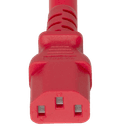 Connector (Female) : IEC 60320 C13 Color : Red