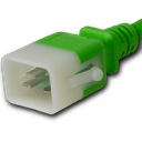 Plug (Male) : IEC 60320 C20 Locking (P-Lock) Color : Green
