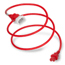 Plug (Male) : IEC 60320 C14 Locking (P-Lock) Connector (Female) : IEC 60320 C15 Color : Red