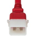 Plug (Male) : IEC 60320 C20 Locking (P-Lock) Color : Red