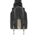 12FT Black A-Lock NEMA 5-15P to IEC320 C19 Universal Locking 15A 125V