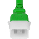 Plug (Male) : IEC 60320 C20 Locking (P-Lock) Color : Green