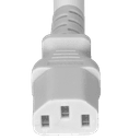 Connector (Female) : IEC 60320 C13 Color : White