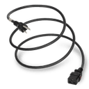 12FT Black A-Lock NEMA 5-15P to IEC320 C19 Universal Locking 15A 125V