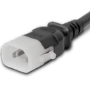 Plug (Male) : IEC 60320 C14 Locking (P-Lock) Color : Black