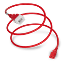 Plug (Male) : IEC 60320 C20 Locking (P-Lock) Connector (Female) : IEC 60320 C13 Color : Red