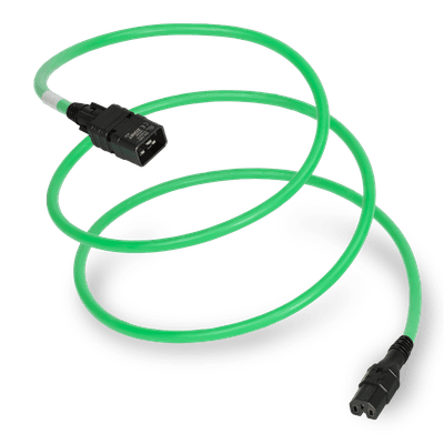Z-Lock+ C14 to Z-Lock+ C13, 14AWG, 0.6M, Green