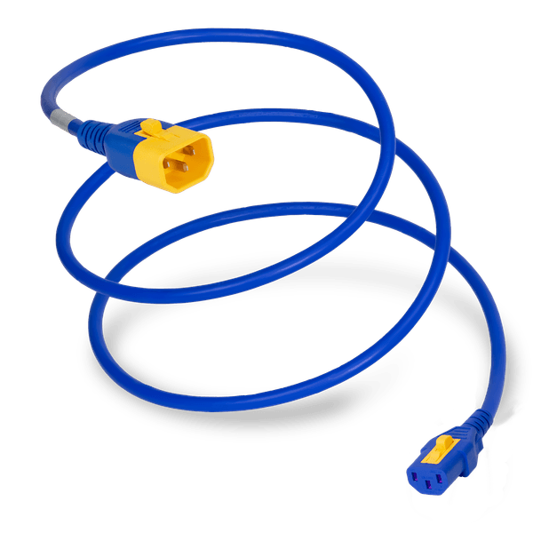 Blue 1.5 Feet C13 Locking (V-Lock) cord