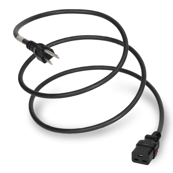Black 6 Feet C19 Locking (A-Lock) cord